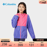 Columbia哥伦比亚户外23春夏新品女童时尚撞色夹克连帽外套SG3143 656 L（160/69）