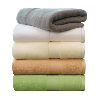 五星级酒店浴巾家用纯棉吸水速干不易掉毛大毛巾三件套加大厚裹巾