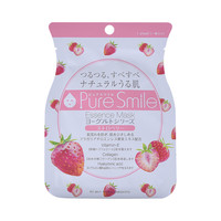 Pure Smile 日本直邮PureSmile酸奶草莓精华面膜补水保湿滋润美白提亮修护1枚