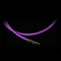 aune 奥莱尔 AL7紫鳗 莲花头音频线HiFi发烧高音质红白rca无氧铜