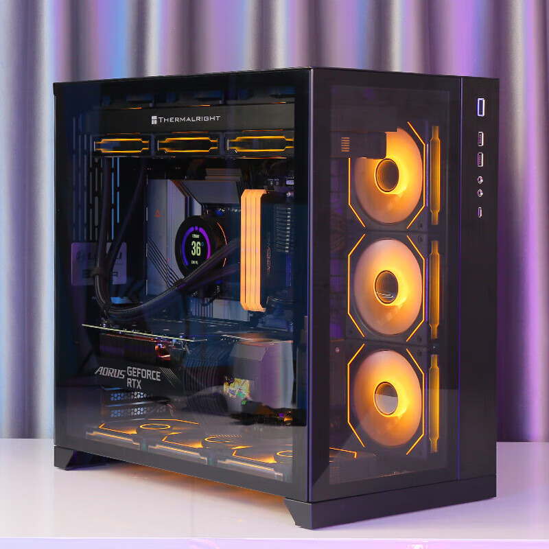 技嘉13代i7 13700KF/RTX4090/4080/4070Ti包豪斯海景房游戏直播电脑主机 一：13600KF/32G/500G/4070