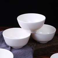 佳驰（JIACHI）5英寸密胺碗 商用汤碗仿瓷塑料米饭碗餐具单个装 10个起售