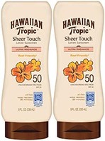 Hawaiian Tropic 夏威夷热带 夏威夷 防水保湿防晒乳液 SPF50 236ml*2瓶