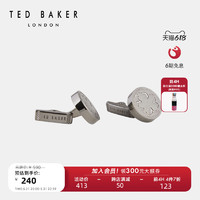 TED BAKER 春夏男士质感木兰花朵银色袖扣 257450