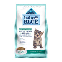 Blue Buffalo 蓝馔 旗舰店BlueBuffalo美国鸡肉无谷幼猫粮1到12月奶糕猫粮4.5磅