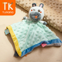 兔妈妈（Tumama Kids）安抚巾婴儿可入口啃咬0-1岁宝宝陪睡玩偶新生婴幼儿哄睡手偶玩具6 斑马-安抚巾