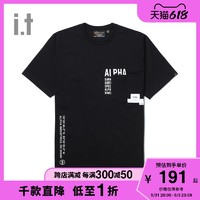 it Alpha Industries男装短袖T恤春夏个性文字印花2029L