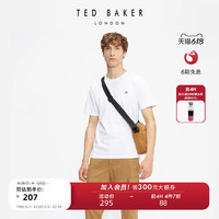 TED BAKER 春夏男士纯色通勤纯棉圆领T恤 255106
