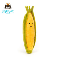 jELLYCAT 邦尼兔 VV6SC 活泼甜玉米毛绒玩具 黄色 20cm