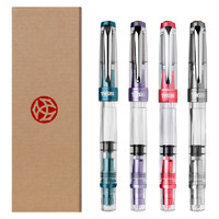 TWSBI 三文堂 免费刻字twsbi三文堂580ALR学生用男士商务透明大容量练字书法笔礼物送礼活塞吸墨刚笔