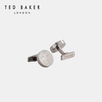 TED BAKER 春夏男士质感木兰花朵银色袖扣 257450