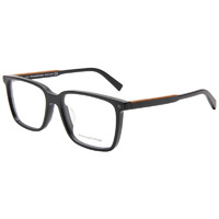 杰尼亚 Zegna 男女款光学眼镜架黑色镜框黑色镜腿近视眼镜架眼镜框5145F 001 56MM