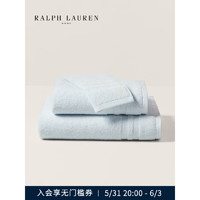 RALPH LAUREN Payton马球手图案棉质毛巾RL80458 400-蓝色 400-蓝色/浴巾（120×65cm）