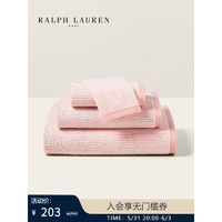 RALPH LAUREN Calder棉质条纹毛巾RL80500 650-粉红色 650-粉红色/毛巾（25×25cm）