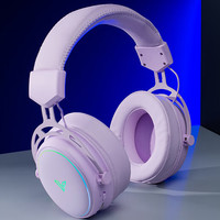 RAPOO 雷柏 VH800 耳罩式頭戴式雙模游戲耳機 紫色