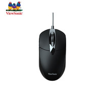 优派（ViewSonic）MU105 鼠标 商务鼠标 办公鼠标 有线鼠标 轻量化设计 鼠标有线 即插即用 黑色