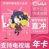 bilibili 嗶哩嗶哩 電視大會員年卡12個月