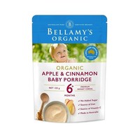 Bellamy's 贝拉米 婴幼儿辅食有机苹果肉桂麦片粥 6个月以上 125g