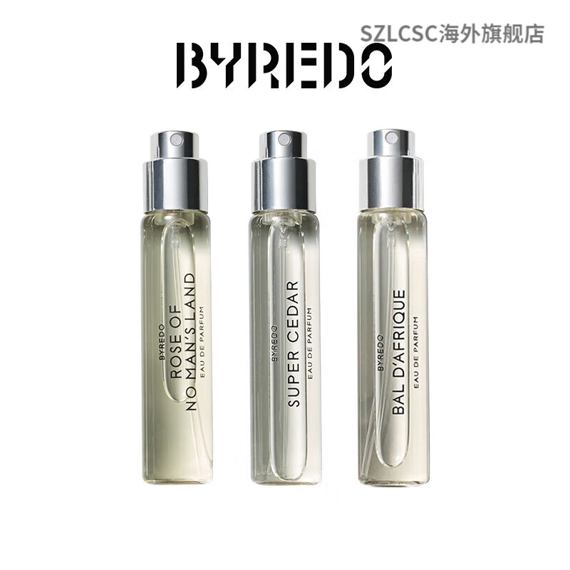 ByredoBYREDO柏芮朵香氛礼盒套装12ml*3香水便携随行 香氛套装3*12ml(无人之境+热带 其他香调_36ml