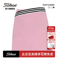 Titleist泰特利斯高尔夫服装女士短裙23夏季PLAY-CLASSIC女装舒适运动裙裤 粉色 S