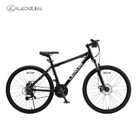LEXUS 雷克萨斯 SUSUMU 26寸山地自行车 （21速黑） 雷克萨斯官方旗舰店