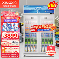 星星（XINGX）风冷无霜展示柜冷藏保鲜柜饮料水果蔬菜商店便利店陈列柜 风冷展示柜LGC-1200WDE