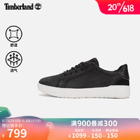 Timberland 官方男鞋23夏季新款板鞋休闲舒适透气|A275R A275RW/黑色 42