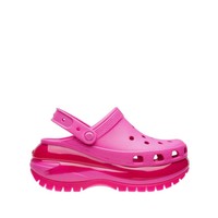 Crocs卡駱馳 女士粉色厚底包頭沙灘鞋洞洞鞋拖鞋