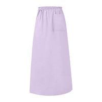 UV100户外半身裙夏防紫外线骑行轻薄透气凉感休闲一片式裙子21085 薰衣紫-遮蔽率99.50 % F