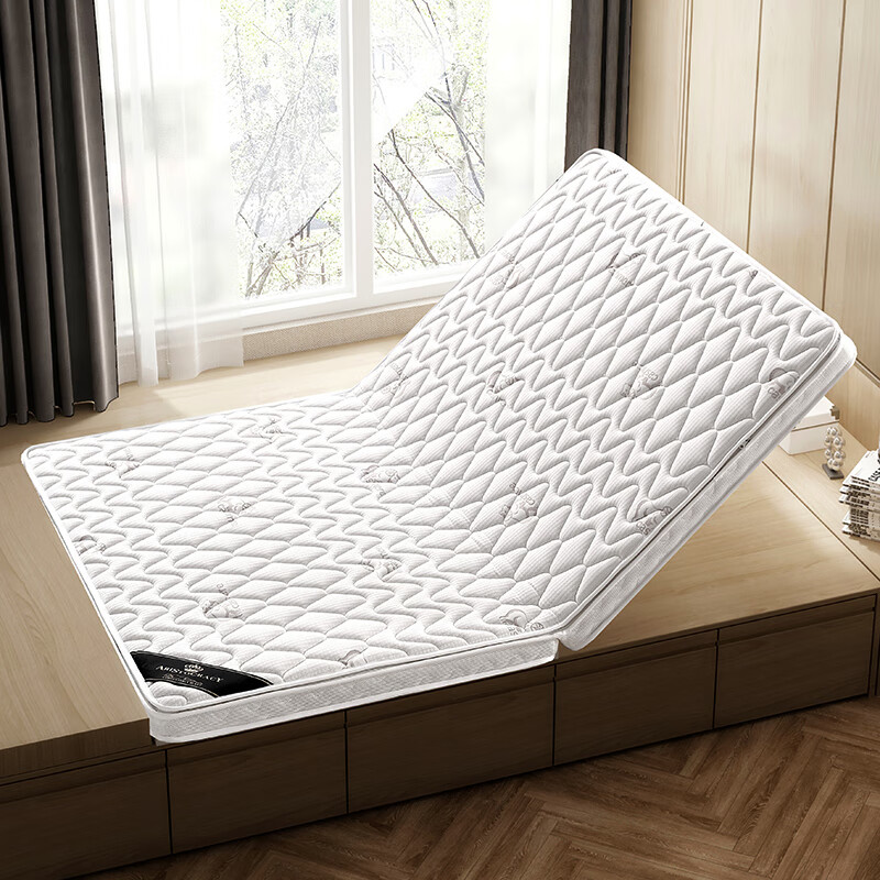 眠度乳胶椰棕床垫1.8x2米可折叠榻榻米床垫1.5x2米加厚硬棕垫可拆洗 3分棕+1分乳胶(6cm) 0.9x1.9米