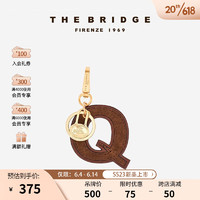 THE BRIDGE/桥牌 手工牛皮钥匙男女挂件收纳摆件钥匙圈 Q字母