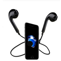 LUOBAHE 罗巴赫 双耳运动蓝牙耳机入耳式跑步耳塞无线运动耳机耳麦手机通用型 黑色+充电线
