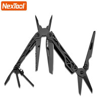 NexTool/纳拓纳拓多功能刀十项全能便携耐用多功能工具钳,组合折叠刀 黑色