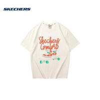 SKECHERS 斯凯奇 男子针织短袖T恤衫 L223M025-0074 S