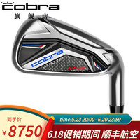 COBRA 高尔夫球杆 2023新款 AEROJET 一致的挥杆表现 男士蛇王等长铁杆 5-P 碳身 S