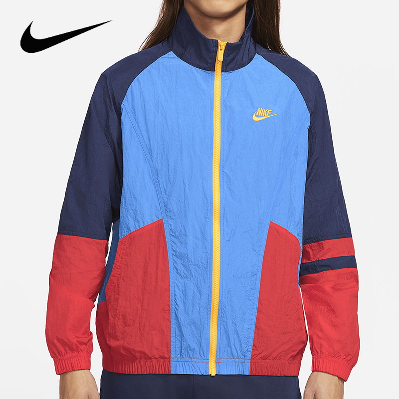 Nike耐克外套男装新款运动休闲舒适立领夹克DD6171-435