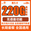 中國聯通 惠兔卡 19元月租（95G通用流量+60G定向流量+3個親情號