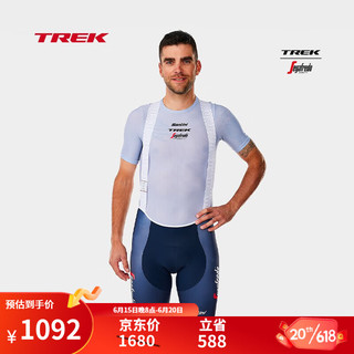 崔克（TREK）Santini Trek-Segafredo车队版RSL男式骑行背带短裤 深蓝色 L