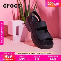crocs卡骆驰天际女士凉鞋户外休闲凉鞋208183 黑色-001 35(220mm)