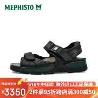 马飞仕图MEPHISTO/夏季新款男士沙滩鞋舒适百搭牛皮SHARK FIT 5700(黑) 38