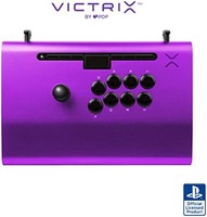 PDP Victrix Pro FS 街机格斗摇杆适用于 PlayStation 5 紫色