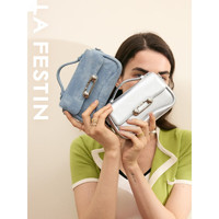 拉菲斯汀（La Festin）夏季小包包2023新款高级感单肩斜挎包女士小众设计手提包 621832 银月