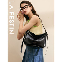 拉菲斯汀（La Festin）夏季包包2023新款大容量单肩斜挎包女通勤腋下托特包 621830 经典黑