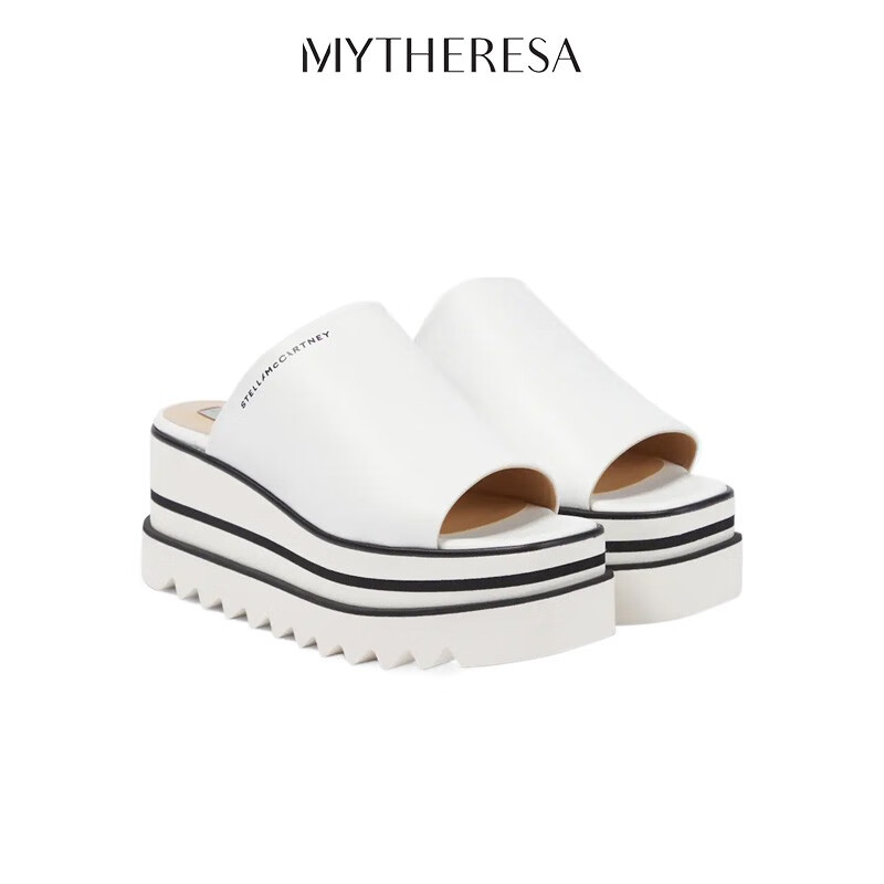 Stella McCartney Sneak-Elyse厚底穆勒鞋P00743170 白色 CN 34.5