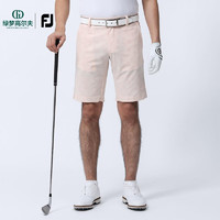 Footjoy夏季新款高尔夫服装男装短裤休闲运动透气golf舒适男士速干中裤 80519沙黄印花 M