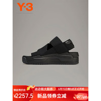 Y-3RIVALRY SANDAL新款凉鞋男女同款厚底运动鞋38FZ6401 黑色 UK9.5