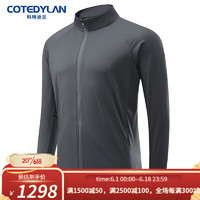 科特迪兰（COTEDYLAN）品牌冰丝自行车骑行服外套男夏季薄款公路车骑行服上衣速干健身衣 灰色 M