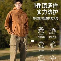 YANXUAN 網易嚴選 全天候防護山系風衣運動單層防風外衣