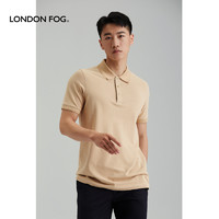 LONDON FOG 精品男装商务男士休闲短袖T恤百搭纯色棉质Polo衫薄款上衣