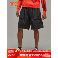Y-3RIPSTOP SHORTS夏新款短裤男士宽松工装裤38H63026 黑色 L
